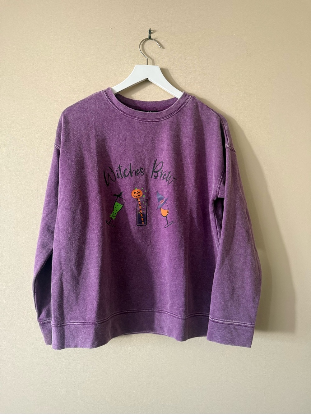 Halloween Spooky Witches Brew Sweatshirt Feeling Festive Medium